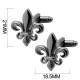 Boutons de Manchettes Fleur de Lys