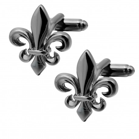 Boutons de Manchettes Fleur de Lys