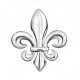 Pin's Fleur de Lys Argenté