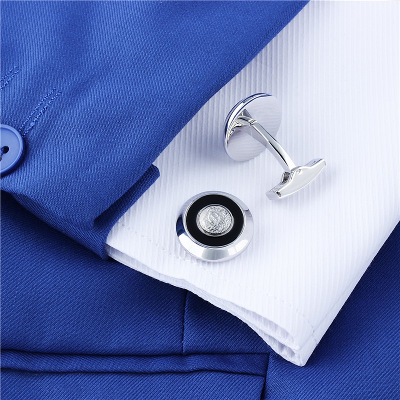 Boutons De Manchette En Forme De Verre à Cocktail - Acier Inoxydable, Cadeau Élégant Pour Homme (Mariage, Fête)