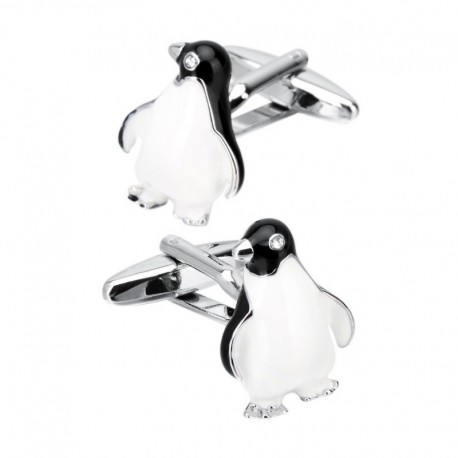 Boutons de Manchette Pingouin Smoking