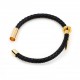 Bracelet  Eternity Cuir et Titane