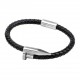 Bracelet  Eternity Cuir et Titane