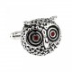 Boutons de Manchette Chouette Hibou Hypnotique