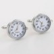 Boutons de Manchette Montre fond blanc