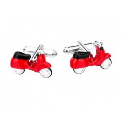 Boutons de Manchette Scooter Rouge