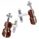 Boutons de Manchette Violon Stradivarius