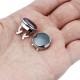 Couvre Boutons de Chemise Gris Chic