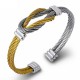 Bracelet Homme Cable Acier Twister