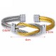 Bracelet Homme Cable Acier Twister