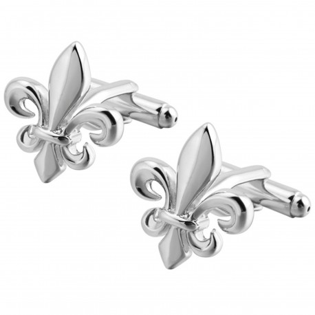 Boutons de Manchettes Fleur de Lys